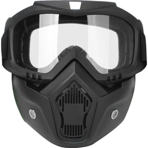 Kkmoon Mortorcycle Yüz Maskesi Açık Yüz Kask Motokros Göz (Yurt Dışından)