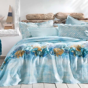 Bedding Aquamarine Çift Kişilik Pike Takımı - Turkuaz
