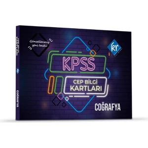 Kr Akademi Yayınları KPSS Coğrafya Cep Bilgi Kartları