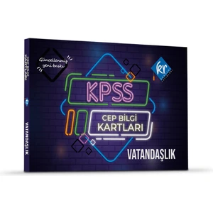 Kr Akademi Yayınları KPSS Vatandaşlık Cep Bilgi Kartları