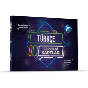 Kr Akademi Yayınları Tüm Sınavlar İçin KPSS Türkçe Cep Bilgi Kartları