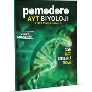 Pomodoro Eğitim Yayınları AYT Biyoloji Konu Soru Süper Pratik Notlar