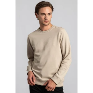 Bisiklet Yaka Basic Unisex Sweatshirt