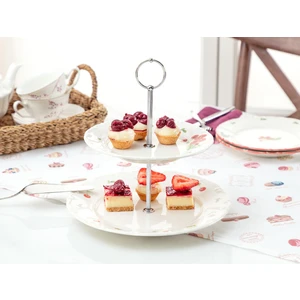 Madame Coco Kiraz Desenli 2 Katlı Kek Standı