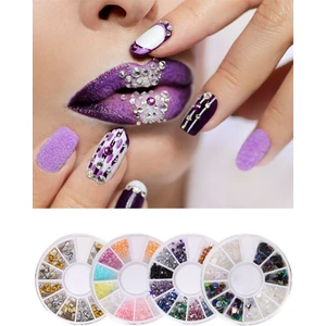Tırnak Süsleme Taşı Kolay Uygulama Özelliğiyle 4'lü Nail Art Seti
