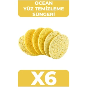Ocean Yüz Temizleme Süngeri [6 Adet]