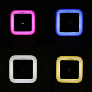 Hesapli Elektrikcim Cata 1W Fişli Sensörlü Gece Lambası CT-9500 Beyaz-Mavi-Pembe-Turuncu Renkli