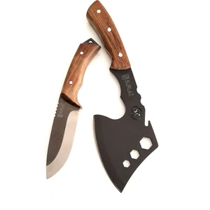 Kamp Balta Bıçak Seti Outdoor Bıçak Kamp Outdoor Seti 2 Parça