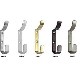 Çengel Metal Askı - Krom - 40'lı