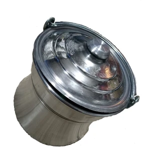 Alüminyum Bakraç 25 cm İnce Belli Yoğurt Bakracı Süt Bakracı