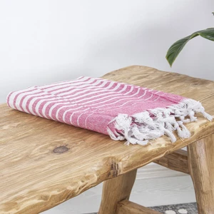 Alagra Pembe 100 x 170 cm Pamuk Peştemal