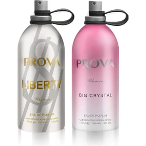 Liberty ve Big Crystal EDP Kadın Parfüm Seti 2 x 120 ml