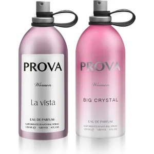 Big Crystal ve La Vista EDP Kadın Parfüm Seti 2 x 120 ml