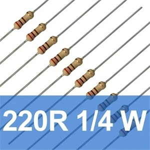 10 Adet 220 Ohm Direnç (1/4 Watt)