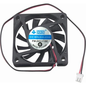 Dc 24V 7cm 2 Pinli Soğutucu Fan 7X7X1,5 cm Fan