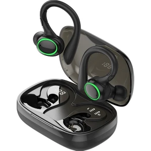 Tws Kablosuz Kulaklık Bluetooth 5.1 Kulaklık Stereo Spor Kulaklık Kulak Kulaklığı Kulak Tomurcukları iPhone Için Mikrofonlu Xiaomi Tüm Telefon (Yurt Dışından)