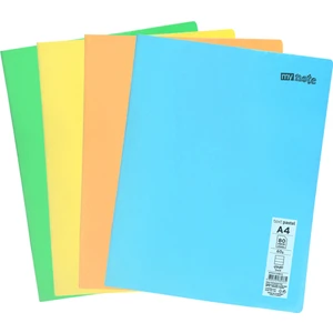 Text Pastel A4 80 Yaprak 4'lü Defter Seti - 2 Kareli, 2 Çizgili