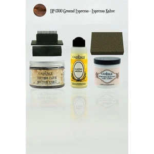 Masif Ahşap Doku Yapım SETI- DP1300+120ML GLAZING+250ML Klasikrölyef+Budak+Zımpara