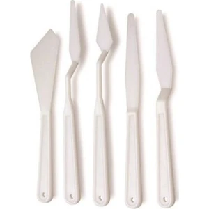 5 Li Plastik Spatula Set Modelaj Set- Spatül Set