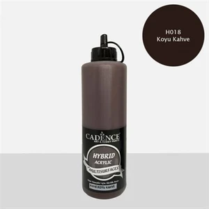 Koyu Kahve Cadence Multisurface Akrilik Boya H018 - 500 ml