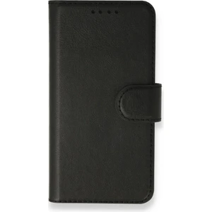 Bilişim Akademi Redmi Note 9 Pro Uyumlu Delüxe Kapaklı Standlı Cüzdanlı Suni Deri Kılıf Siyah
