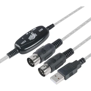 USB Midi Kablo 5 Pin Din Kablo USB Çevirici Klavye Org Midi Müzik Düzenleme Kablosu 1 In 1 Out Mıdı