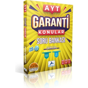 Paraf Yayınları AYT Sayısal Garanti Konular Soru Bankası