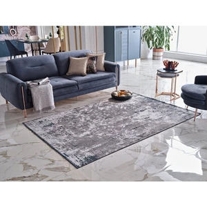 Deco Milano 12254 Yüksek Kalite Modern Yıkanabilir Gri Salon Halısı Polllini Halı