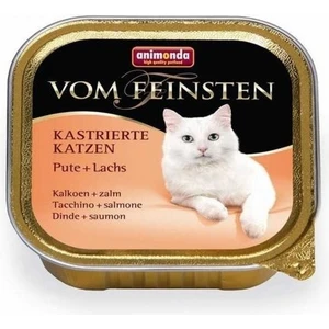 Vom Feınsten Hindi ve Somon Balıklı Kısırlaştırılmış Kedi Konservesi 100 gr