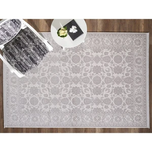 Esiliva 11309  Yüksek Kalite Modern Gri Viskon Salon Halısı