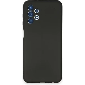 Case World Samsung Galaxy A13 4g Kapak Mat Siyah Yumuşak Silikon Kılıf