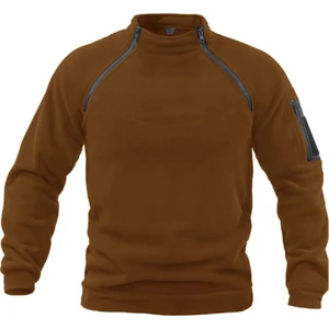 Genıus Store Erkek Polar  Outdoor Fermuarlı Kombat Tactical Cepli Polar