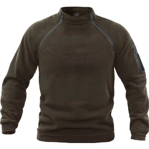 Genıus Store Erkek Polar  Outdoor Fermuarlı Kombat Tactical Cepli Polar