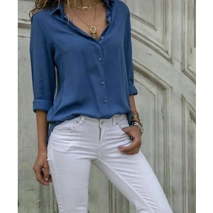 Dokuma Viskon Kumaş Basic Gömlek (13 Renk)