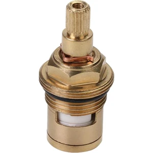 Yedek Pirinç Seramik Kök Disk Kartuşu Musluk Vanası Çeyrek 1/2 "kırmızı Saat Yönünde (Yurt Dışından)