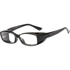 Şık Güvenlik Gözlükleri Şeffaf Anti-Mavi Işık Göz Koruma Gözlükler Siyah (Yurt Dışından)