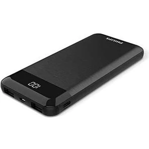 DLP2710 10.000mAh Power Bank, LCD Güç Göstergesi, 2x USB-A Bağlantı, Siyah