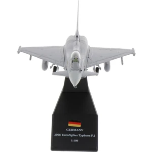 1/100 Ölçekli EF2000 Typhoon Fighter Diecast Ekran Modeli Standlı (Yurt Dışından)