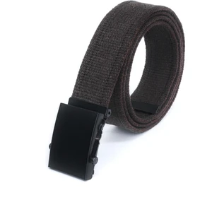 Unisex Siyah Tokalı Kolon Kemeri 4cm Kahverengi