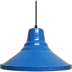 Retro Metal Sarkıt Avize Rustik Tekli Sarkıt Mavi Içi Beyaz Cafe Mutfak Aydınlatma