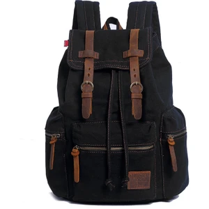 vshop Augur Erkekler Tuval Sırt Çantası  Siyah (Yurt dışından)