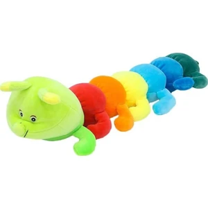 Otr Peluş 80 cm Renkli Tırtıl