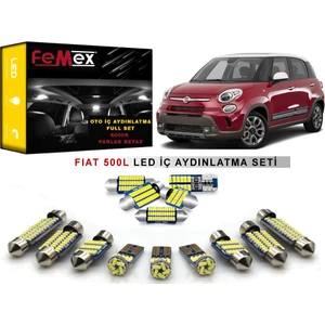 Fiat 500L LED Iç Aydınlatma Ampul Seti Femex Parlak Beyaz
