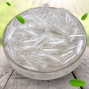 Flore Shop Bitkisel Boş Ilaç Kapsülü 00''(1000 Mg) Bitkisel Jelatin Şeffaf 1000 Adet