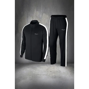 Poseidon Storm Erkek Siyah Supra Penye Nefes Alabilir Kumaş Alt Rahat Eşofman Yürüyüş Takımı (S-3xl)