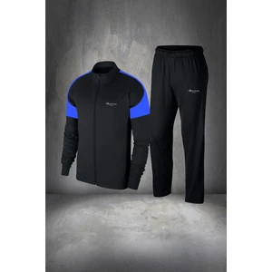 Poseidon Storm Erkek Siyah Supra Penye Kumaş Koşu ve Yürüyüş Için Eşofman Takımı (S-3xl)