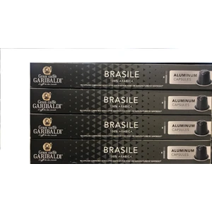 Gran Caffè Garibaldi Nespresso Uyumlu Brasile Kapsül Kahve 10'lu 4 Kutu
