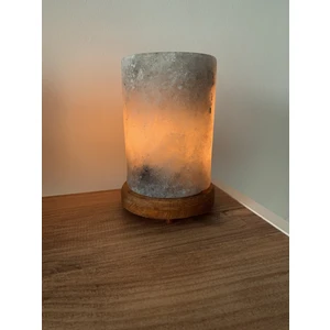 Salt and More Gri Silindir Tuz Lambası