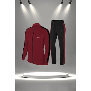 Poseidon Storm Kadın Bordo Supra Penye Kumaş Yürüyüş ve Koşu Için Eşofman Takımı (S-3xl)