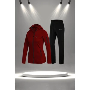 Poseidon Storm Kadın Bordo Supra Penye Kumaş Şık Eşofman Takımı (S-3xl)